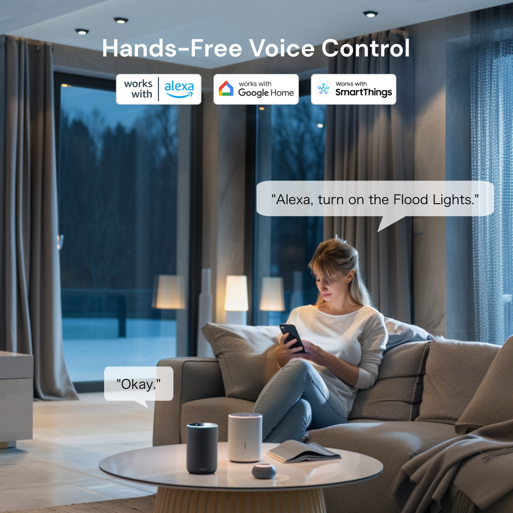 Experience smart control and seamless compatibility with Sengled Zigbee White 2700K BR30/E26 bulbs. Remotely control your Zigbee devices via the Sengled Home app or voice commands with Amazon Alexa and Google Assistant. Expand your smart home with one hub supporting 64 Sengled Zigbee devices, offering wide coverage up to 300ft. Easily integrate with Sengled smart hub and other Zigbee-compatible hubs. Create personalized schedules and automation routines for convenient and automated lighting experiences.